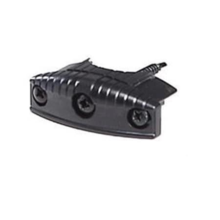 Olympian Athlete End Cap for Exterior Ladder; Black OL1094130